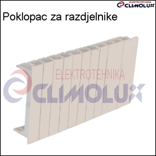 Poklopac za razdjelnike 6 modula , bijeli