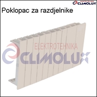 Blank plate cover 6 modul for distribution boxes , white