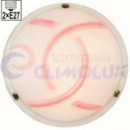Ceiling Lamp S15242 PINK D300 2xE27