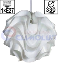 Pendant Lamp modern ACRYL white 1xE27