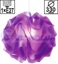 Pendant Lamp modern ACRYL violet 1xE27