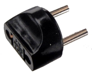 Telefonski utikač šuko adapter ,okrugli