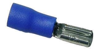 Natična stopica izolirana 2,8x0,5mm ;2,5mm2 plava