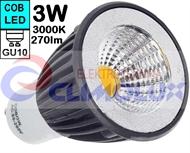 LED lamp GU10 COB 3W/3000K Spotlight