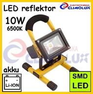 LED floodlight portable 10W ,rechargeable, IP65