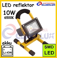 LED reflektor prenosivi 10W, s baterijom, IP65