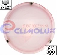 Plafonjera MURANO roza 2xE27