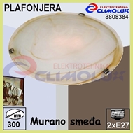 Plafonjera MURANO smeđa 2xE27