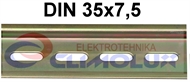 Nosač perforirani DIN 35x7,5 ,L=137mm