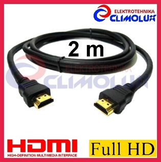 Kabel HDMI - HDMI  2,0m Bo