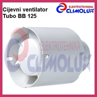 Ventilator cijevni TUBO 125 BB