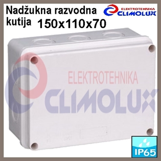 Nadžbukna razvodna kutija 150x110x70 IP65
