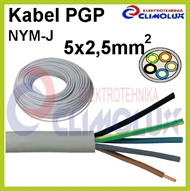 Cable NYM-J 5 x 2,5 mm2