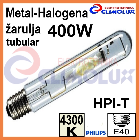 Metal clearance halogen 400w