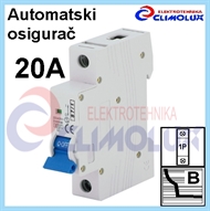 Automatski osigurač S7-B-1 polni, 20A 