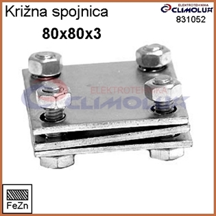 Križna spojnica 80x80x3