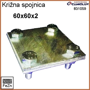 Križna spojnica 60x60x2