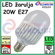 LED BULB E27 20W , 4000K, LHE