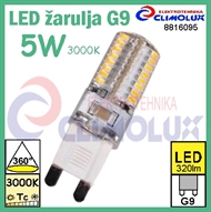 LED žarulja G9 5W, Capsule-S, 3000K