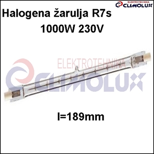 Žarulja halogena R7s 1000W ,linearna 