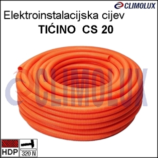 Elektroinstalacijska cijev TIĆINO CS 20