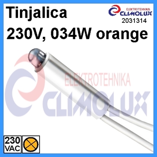 Tinjalica MOD naranđasta 220W 0,34W