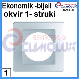 Ekonomik bijeli okvir 1-struki