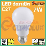 LED BULB E27  7W , 3000K, A60, Te