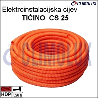 Elektroinstalacijska cijev TIĆINO CS 25