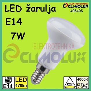 LED žarulja E14 Reflektor 7W, 4000K, LR
