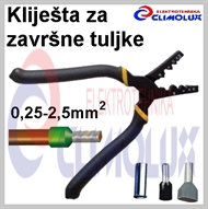 Kliješta KT-LT02 za gnječenje završnih tuljaka