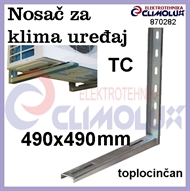 Wall mounted metal air conditioner monuting bracket 490x490mm hot galvanized
