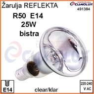REFLECTOR BULB R50 E14 25W ,clear