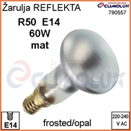 Reflektorlampe R50 E14 60W ,mat/opal