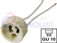 Ceramic socket GU10 for halogen lamps