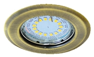 Recessed downlight for spotlamps, URT-16 matted-gold