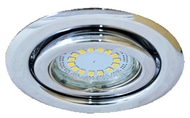 Recessed downlight movably for spotlamps, URT-16 chrome 30°