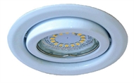 Recessed downlight movably for spotlamps, URT-16 white 30°