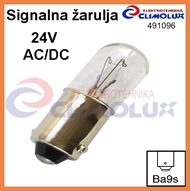 Signal bulb Ba9s  24 V, 2W