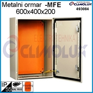 Metal distribution cabinet MFE, steel, 600x400x200 IP55