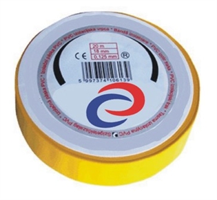 Isolierband, PVC, 10mx18mm gelb