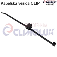 Cable tie CLIP 200 x 4,8 black