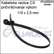 Cable tie CS 110x2,5 with screw fastening