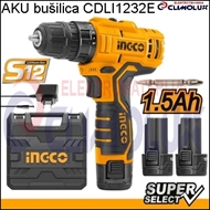 AKU bušilica 12V CDLI1232E 2x1,5Ah INGCO