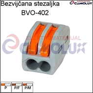 Push-in wire connector BVO-402