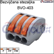 Push-in wire connector BVO-403