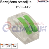 Push-in wire connector BVO-412