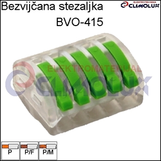 Stezaljka bezvijčana BVO-415