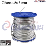Wire rope 3mm PVC
