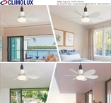 NEUHEIT 08-2025 - MONTLEY Ventilator mit LED-Glühbirne 3CCT+Fernbedienung